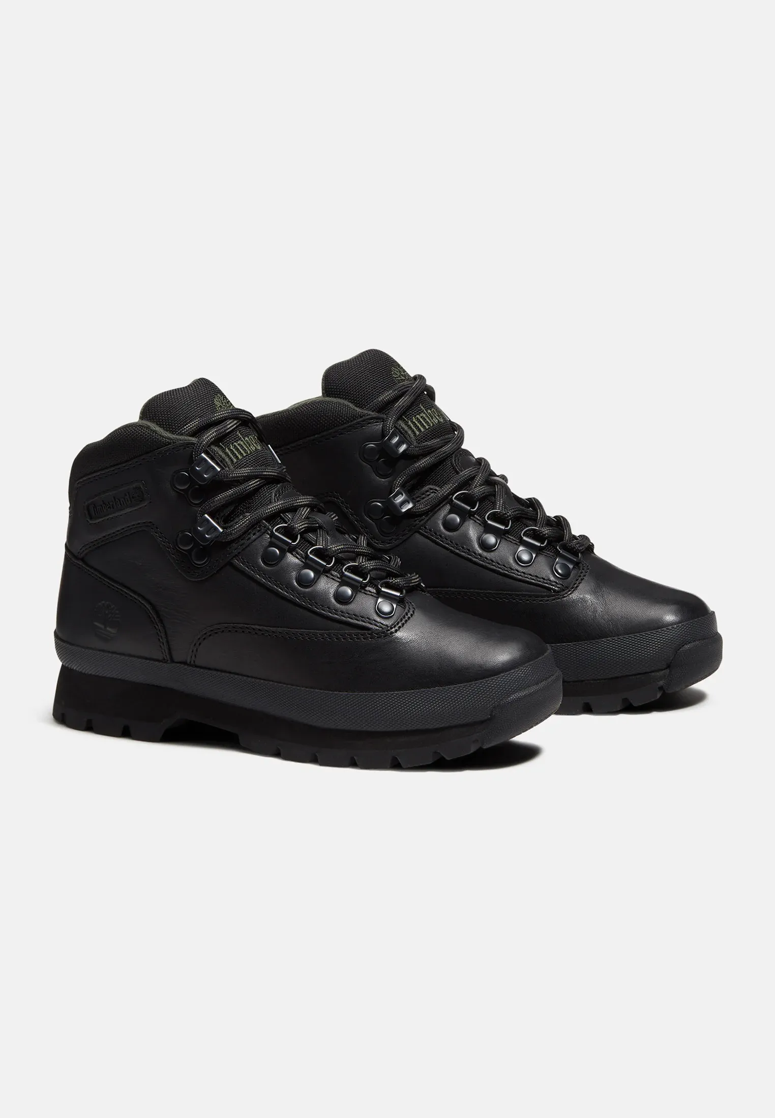 Timberland Euro Hiker Mid Lace Boot Bottes à lacets Noire Full Grain