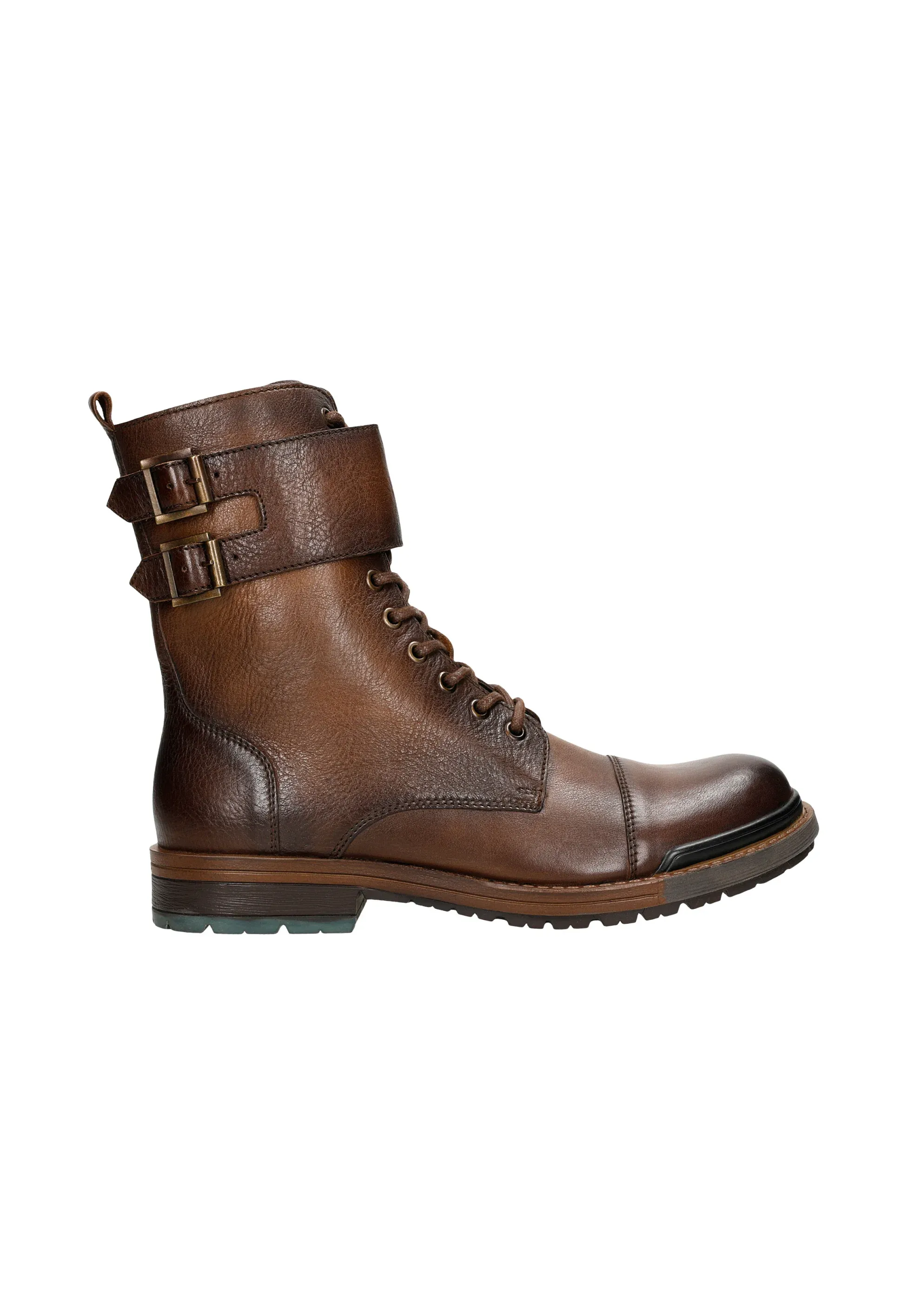 Wojas Bottes à lacets marron