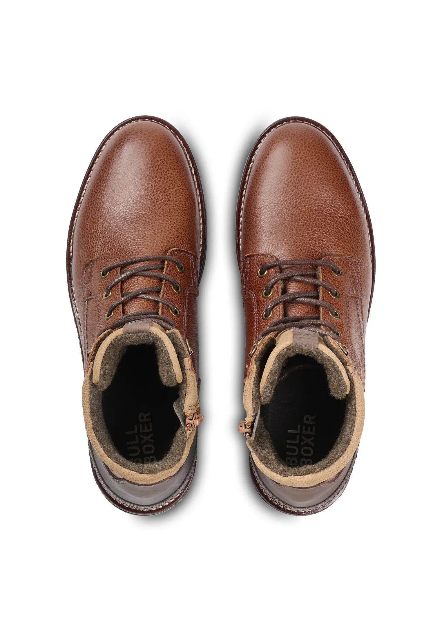 Bullboxer Bottes à brides Cognac