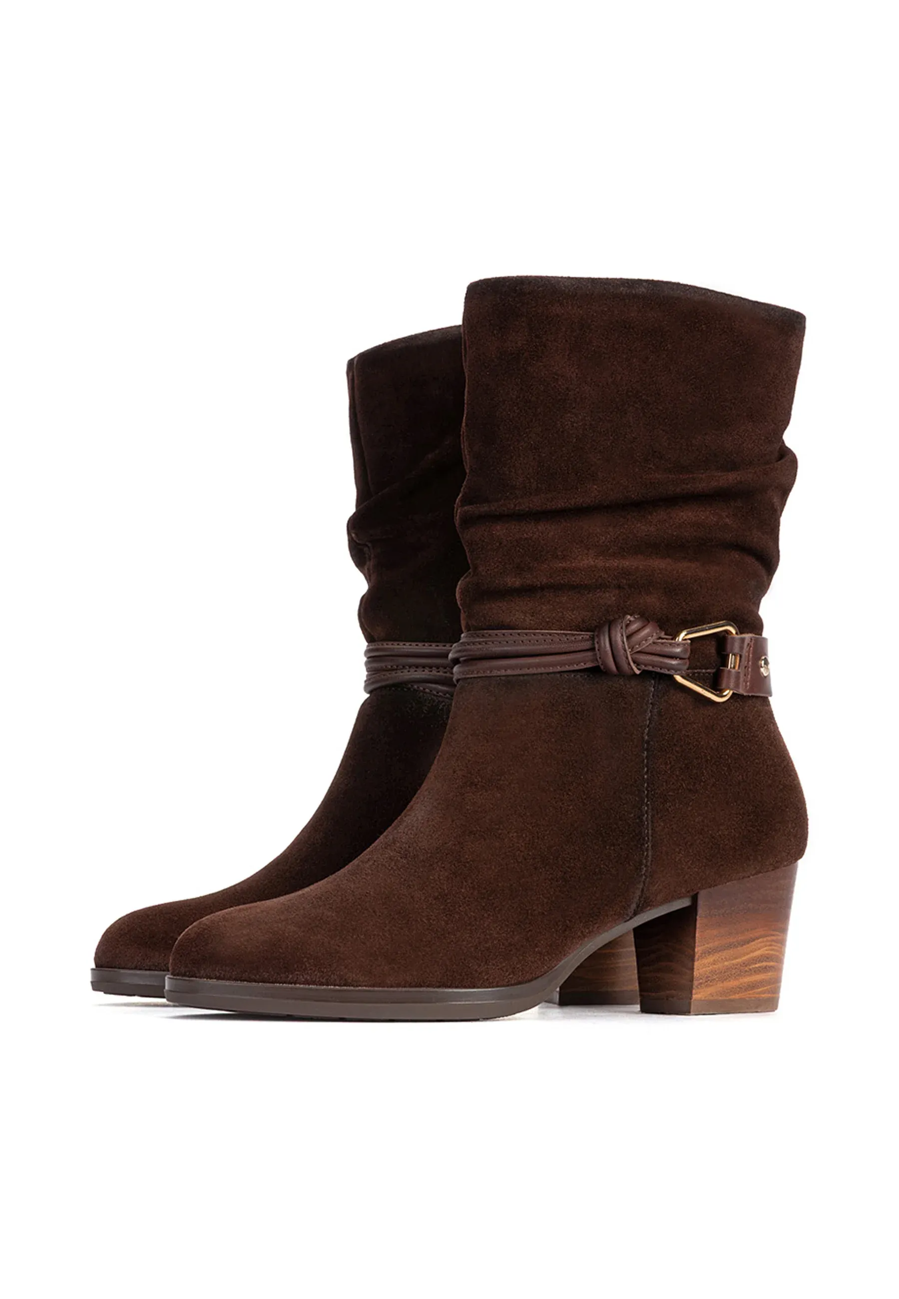 Pikolinos Zamora Bottes Texanes Biker Chocolat