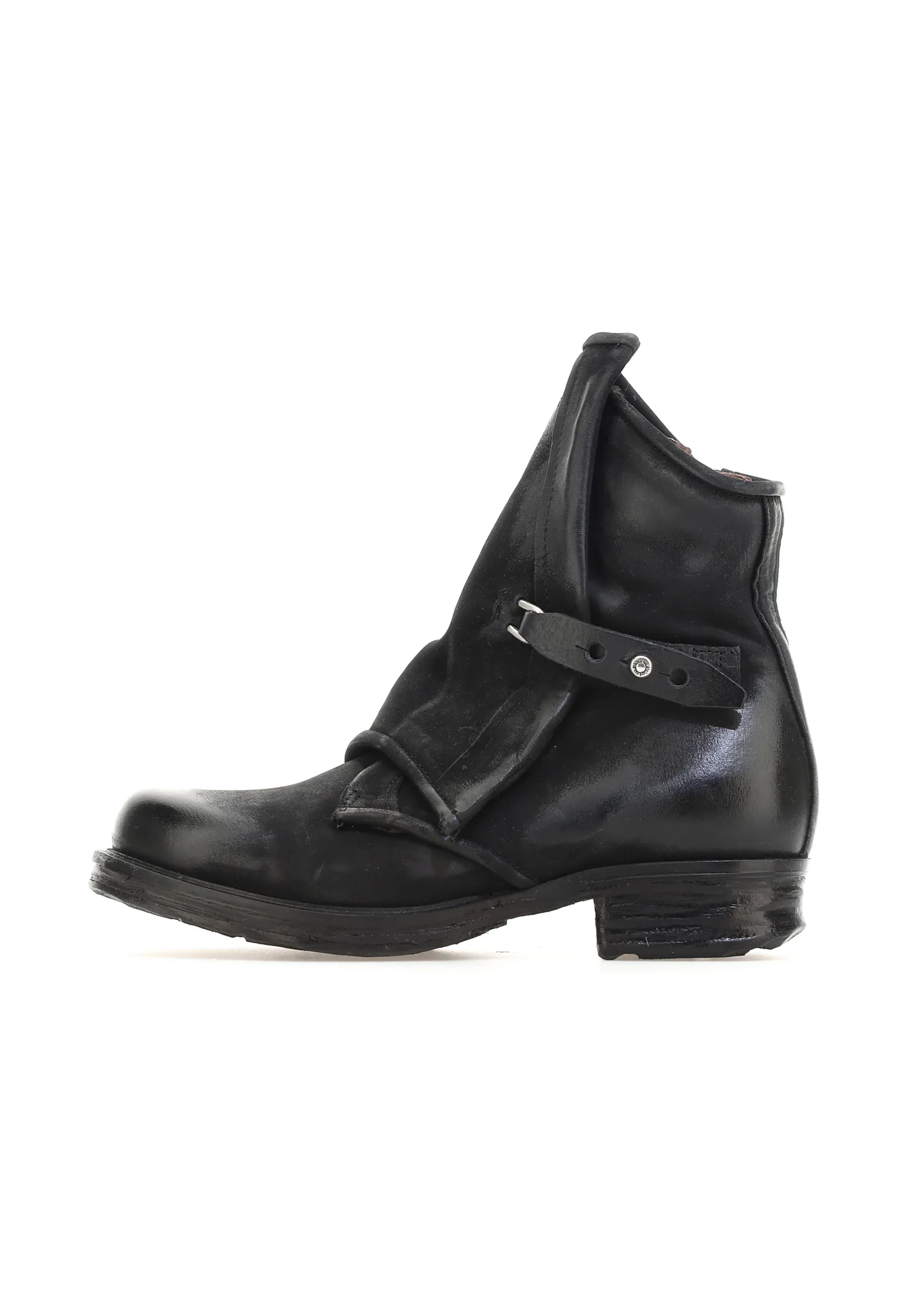 As98 Bottes texanes biker Noir