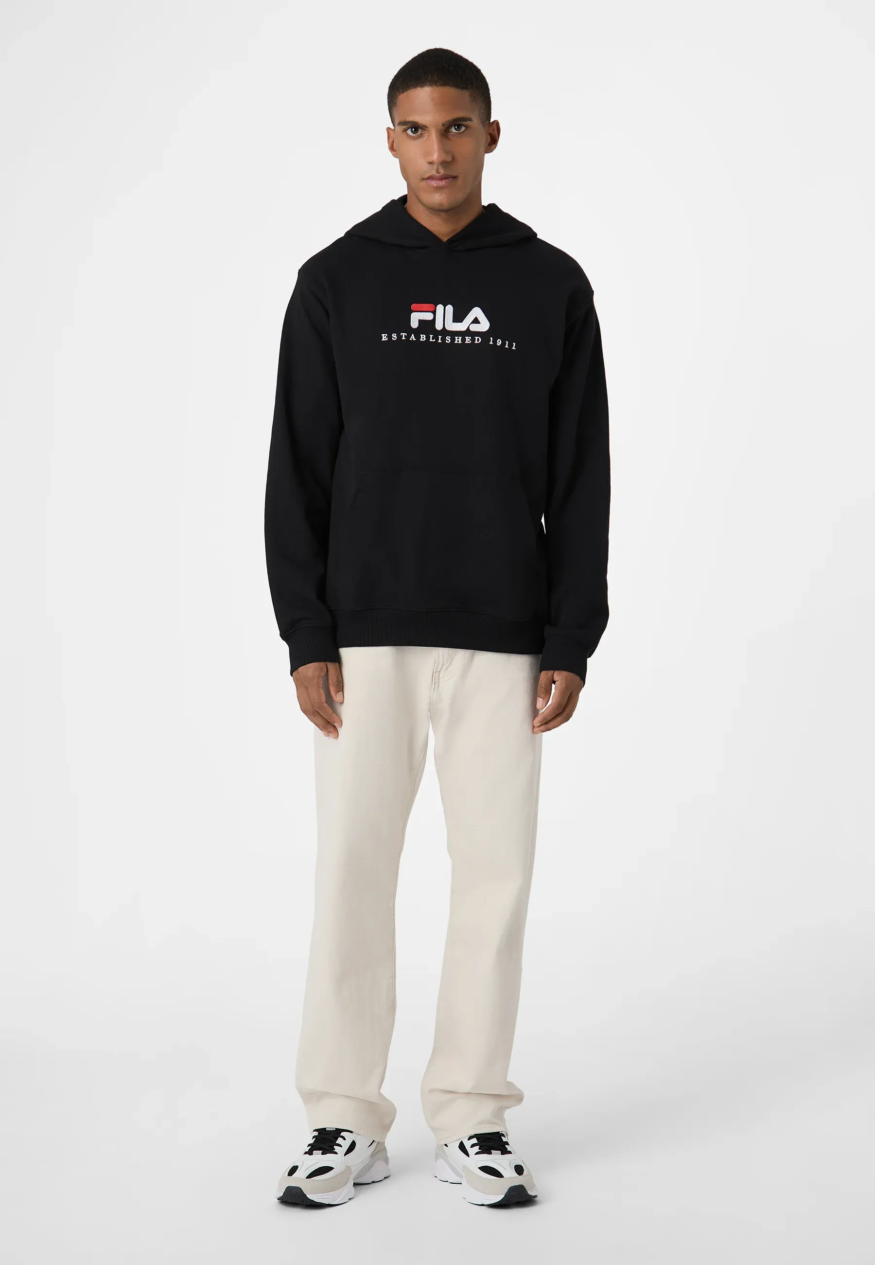 Fila Apparel Valsera Regular Logo Felpa Noir