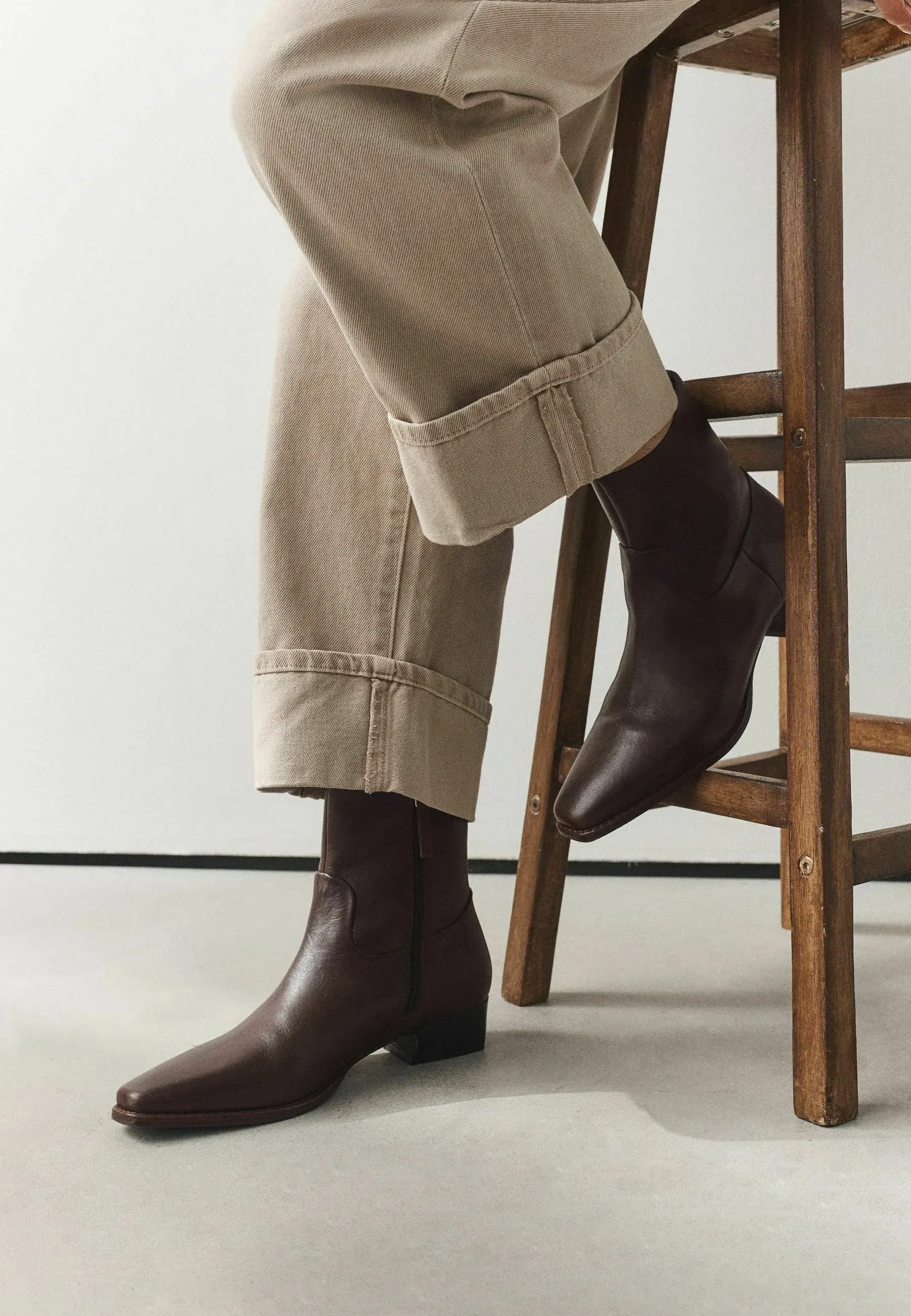 Bottes Western cheville régulières Forever Comfort Next Stivaletti brun chocolat