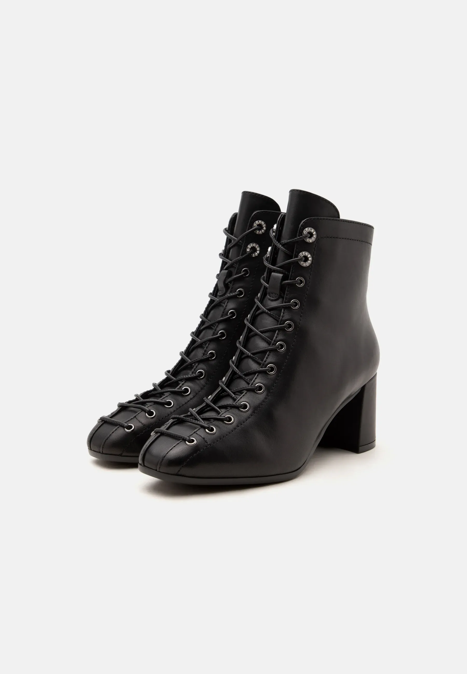 Pinko Anita Stivaletti Stringati Noir
