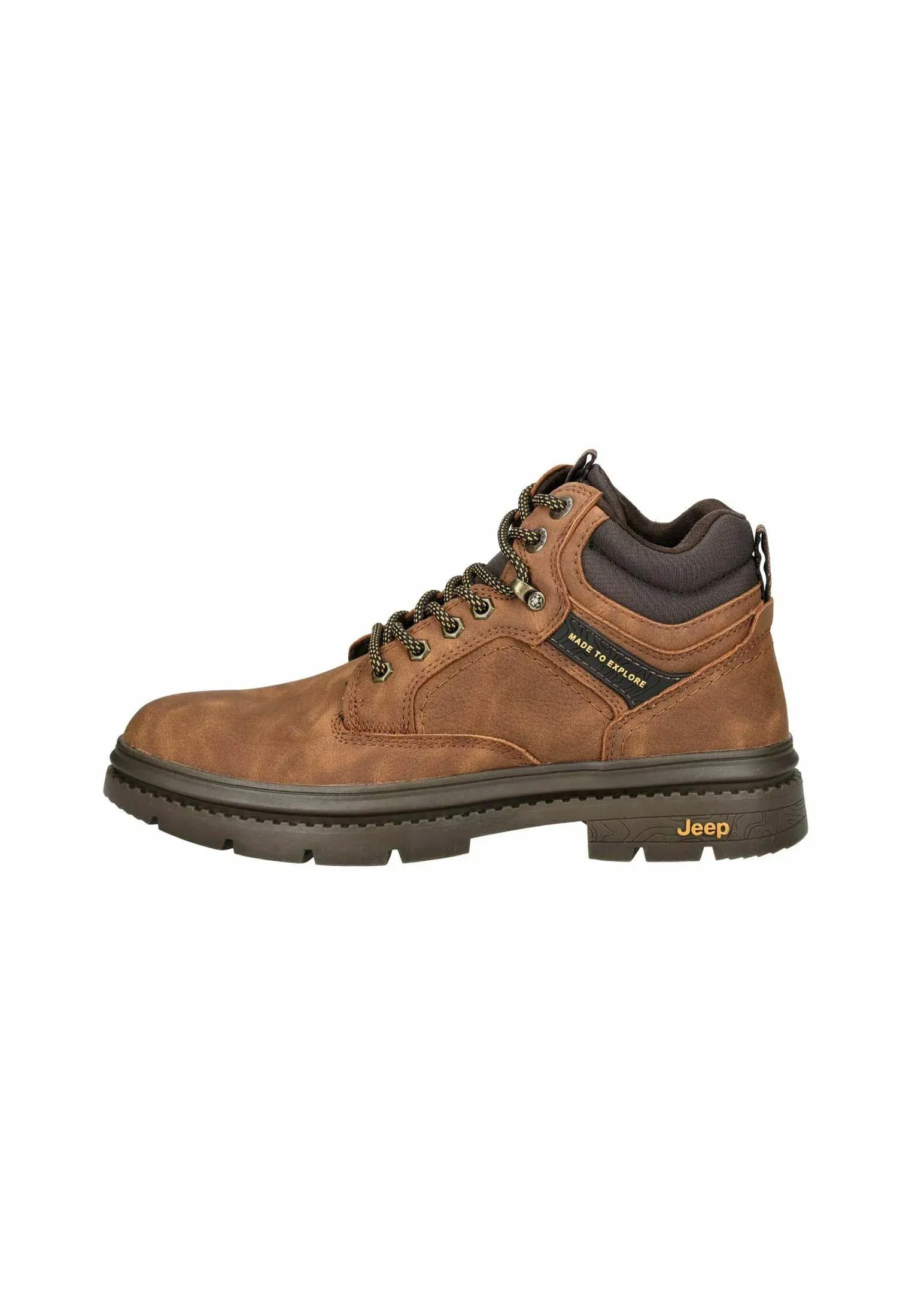 Bottines à lacets Jeep Cognac
