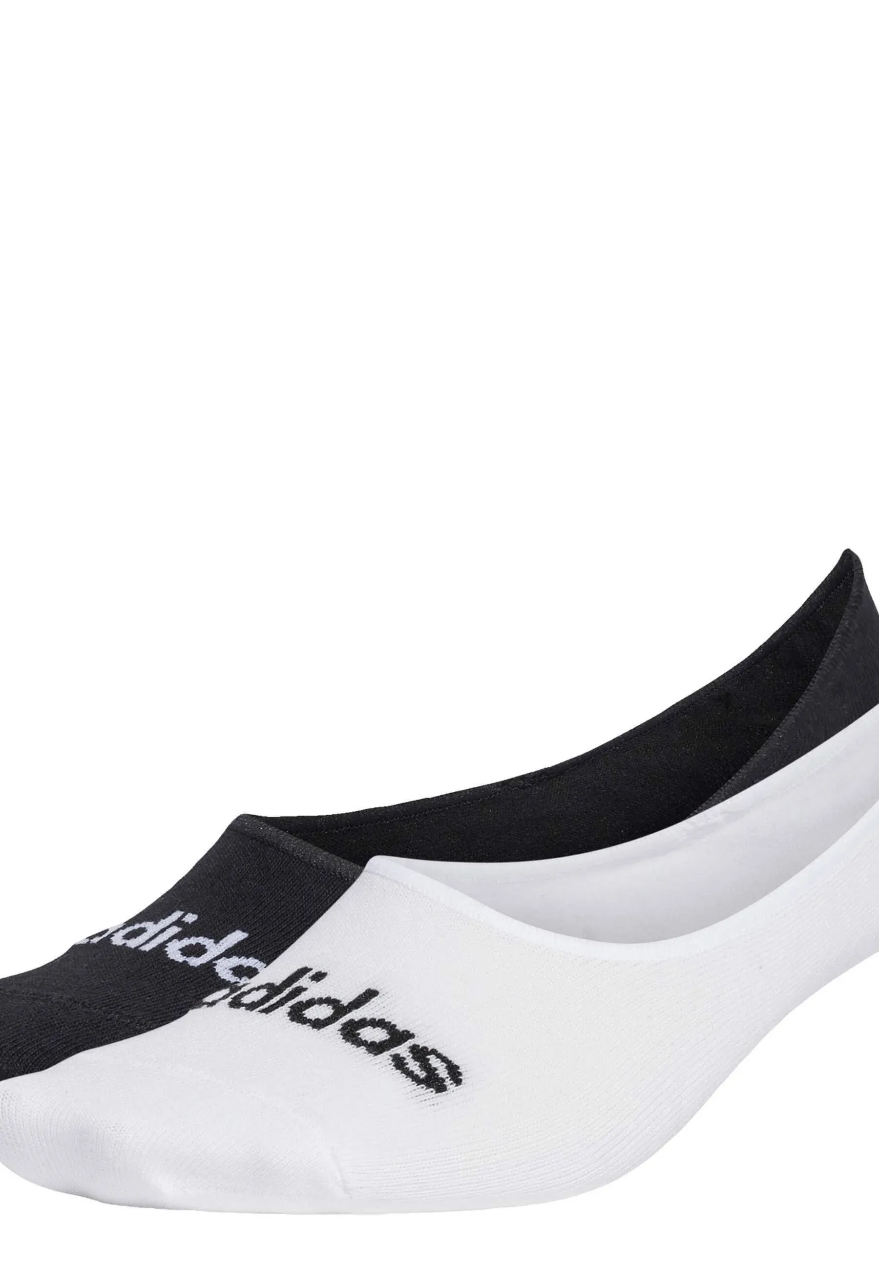 Chaussettes Adiças Performance Fine Linéaire Ballerine 2 Paires Blanc-Noir