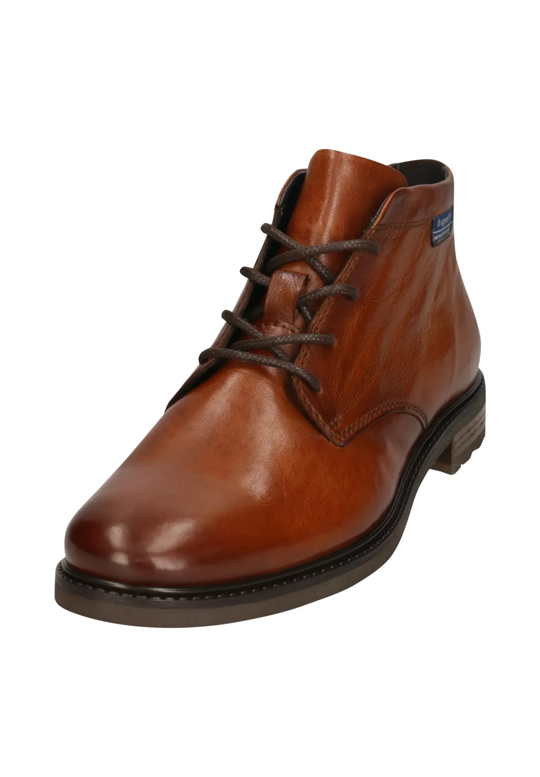 Bottines Bugatti à lacets Cognac