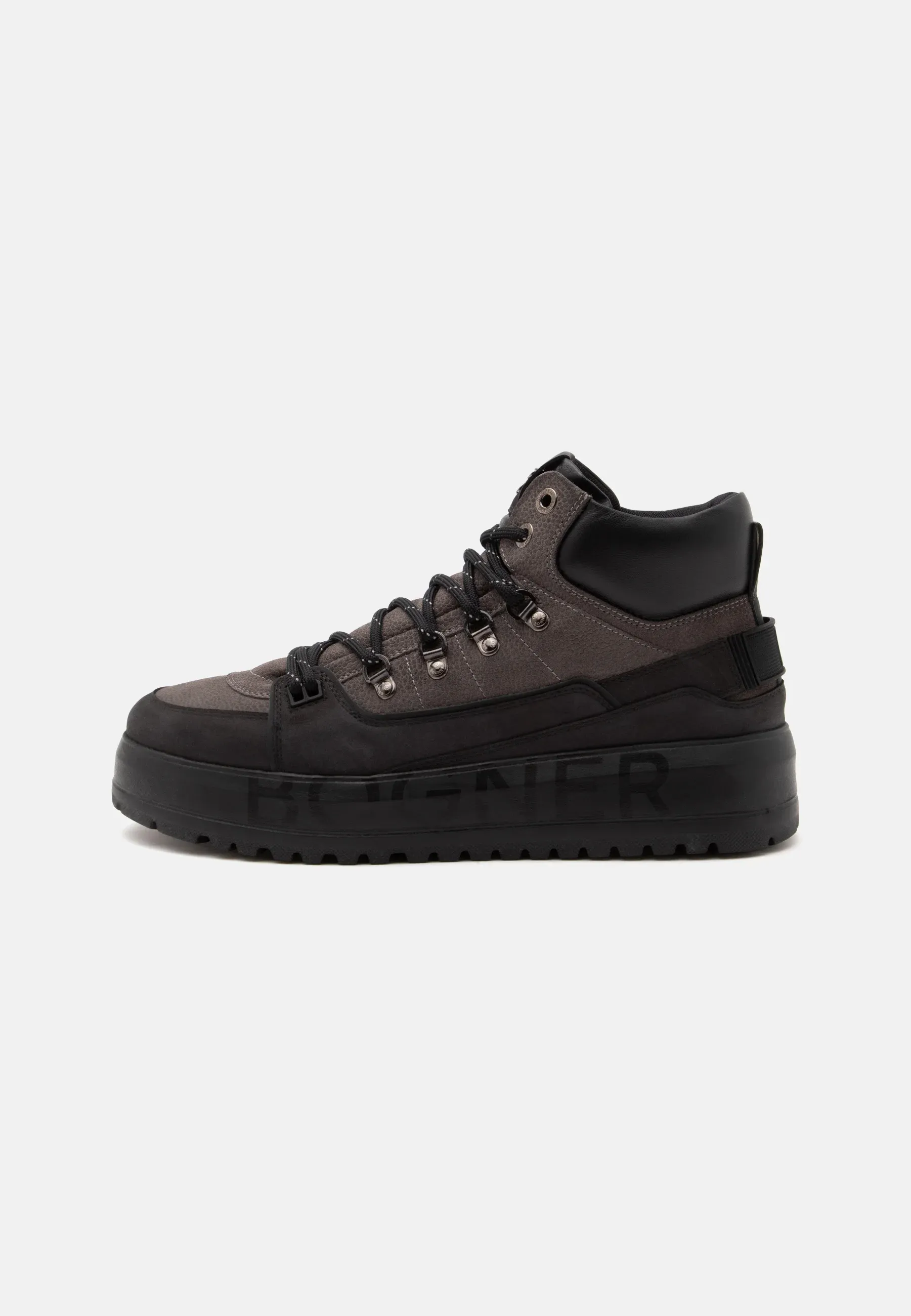 Bogner Bottes à lacets Blackgrey