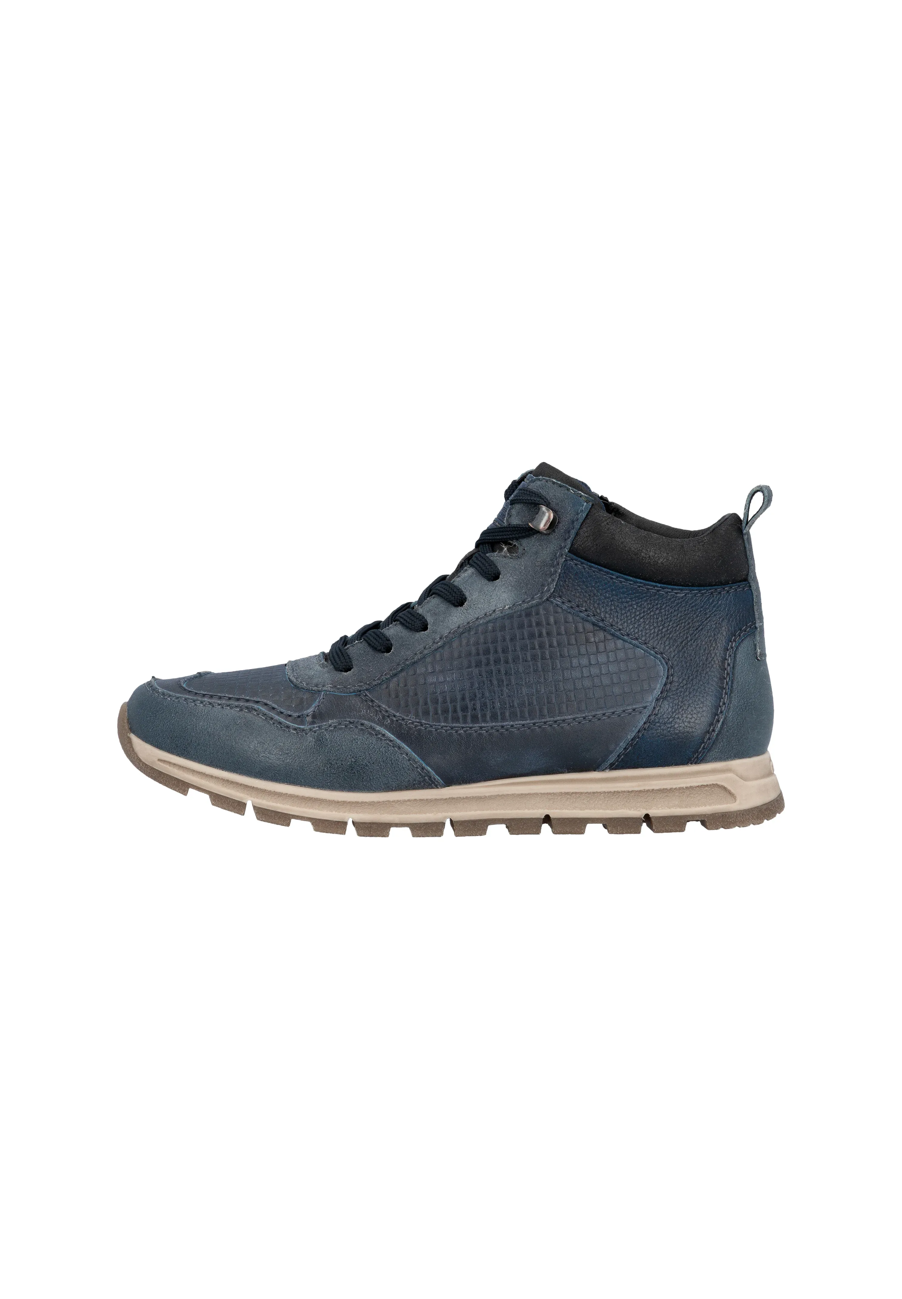 Rieker Bottes à lacets Bleu