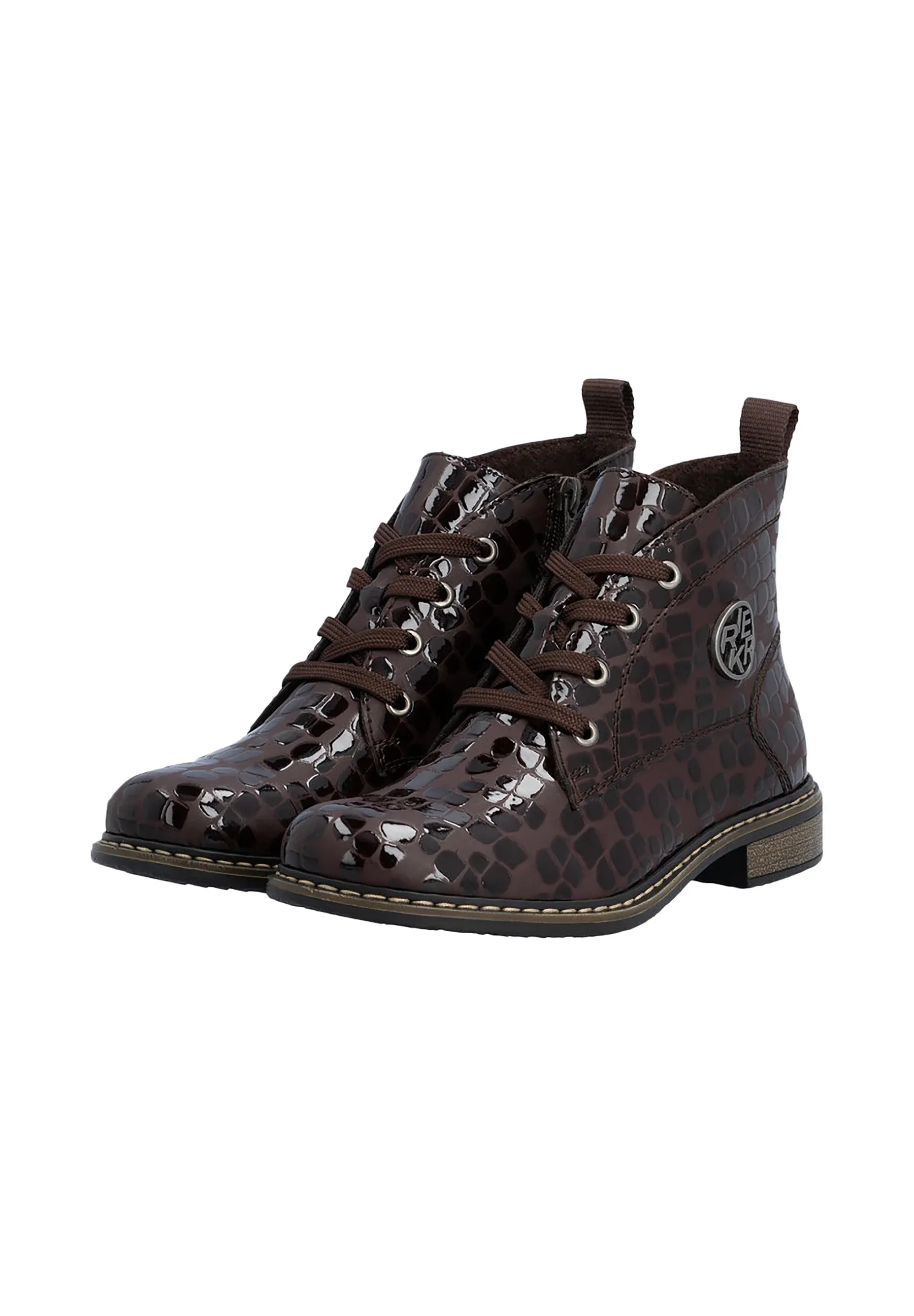 Rieker Bottines à lacets Marron