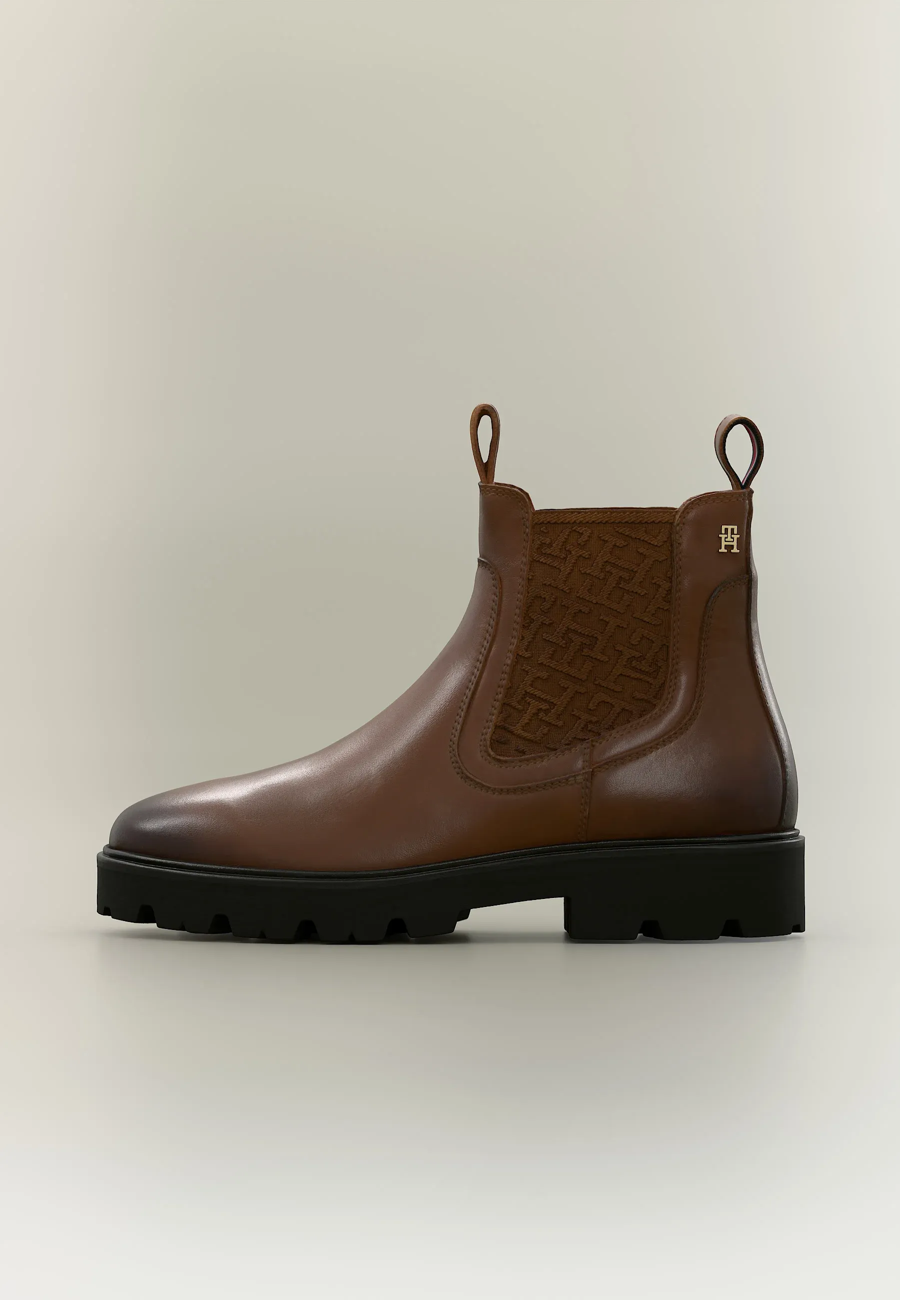 Tommy Hilfiger Monogram Chelsea Boot Stivaletti Hiver Cognac