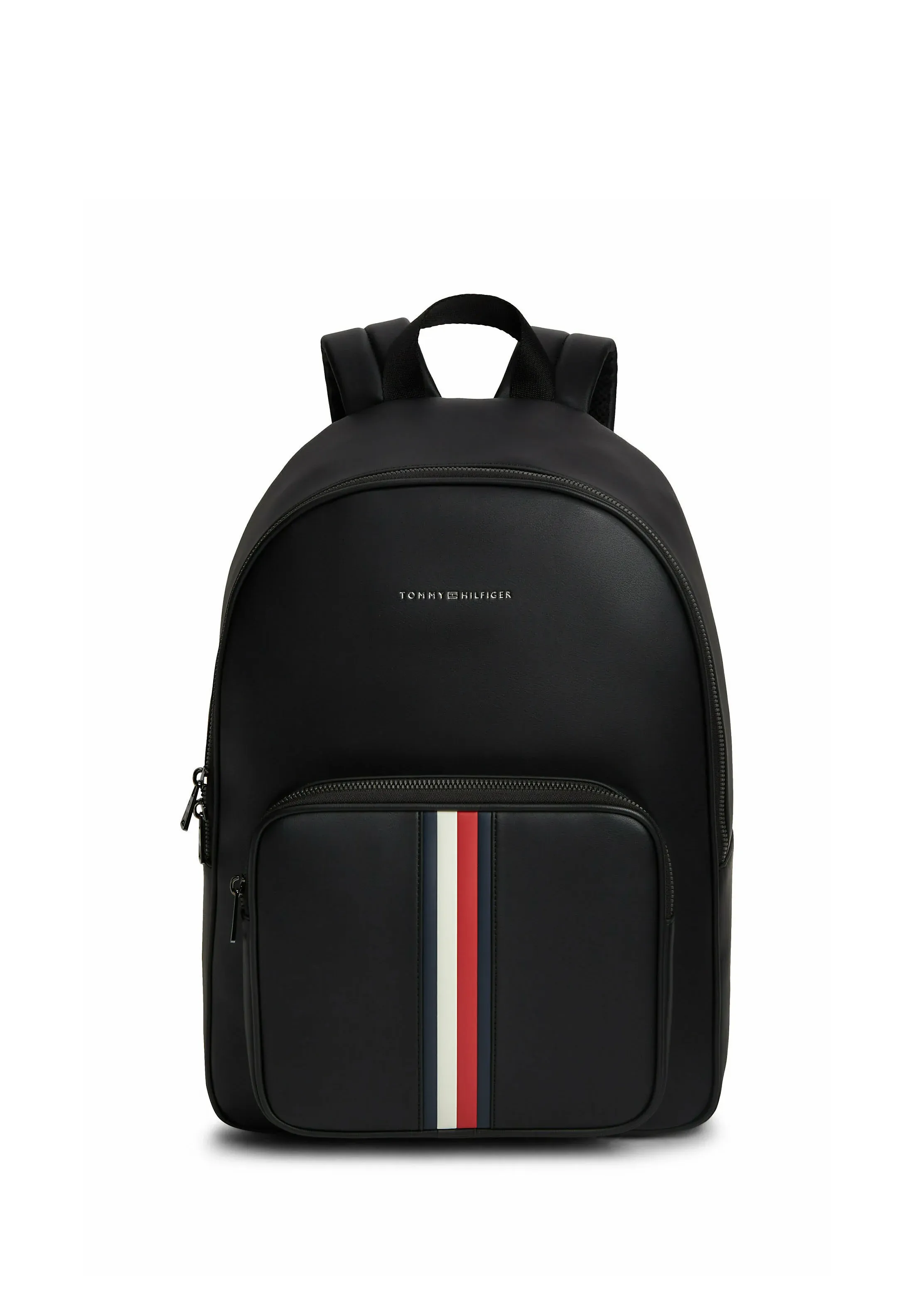 Tommy Hilfiger Tommy Hilfiger Signature Tape Logo Dome Backpack Zaino Noir