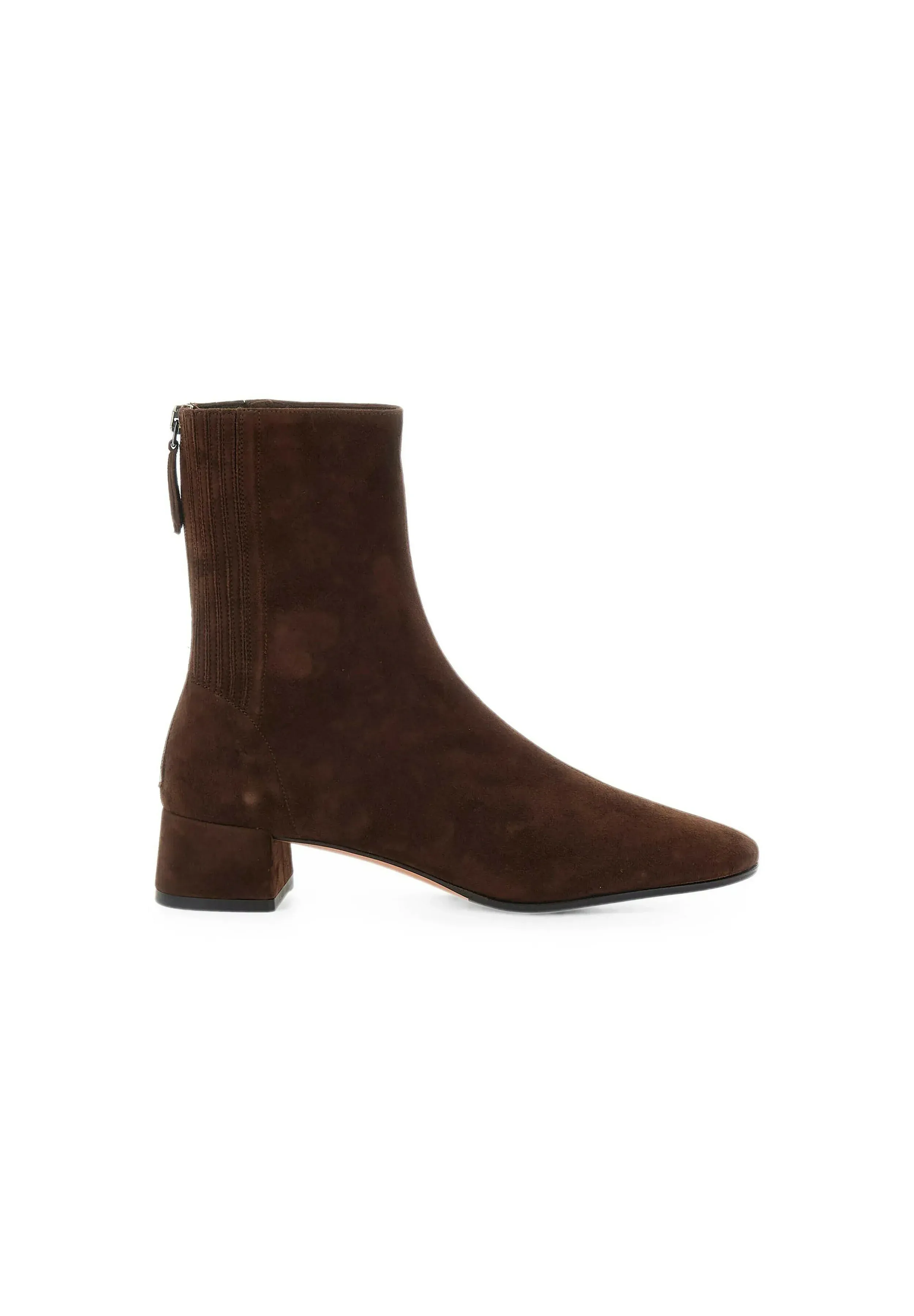 Aquazzura Tres St Honore Bootie Espresso Tronchetti Brun Clair